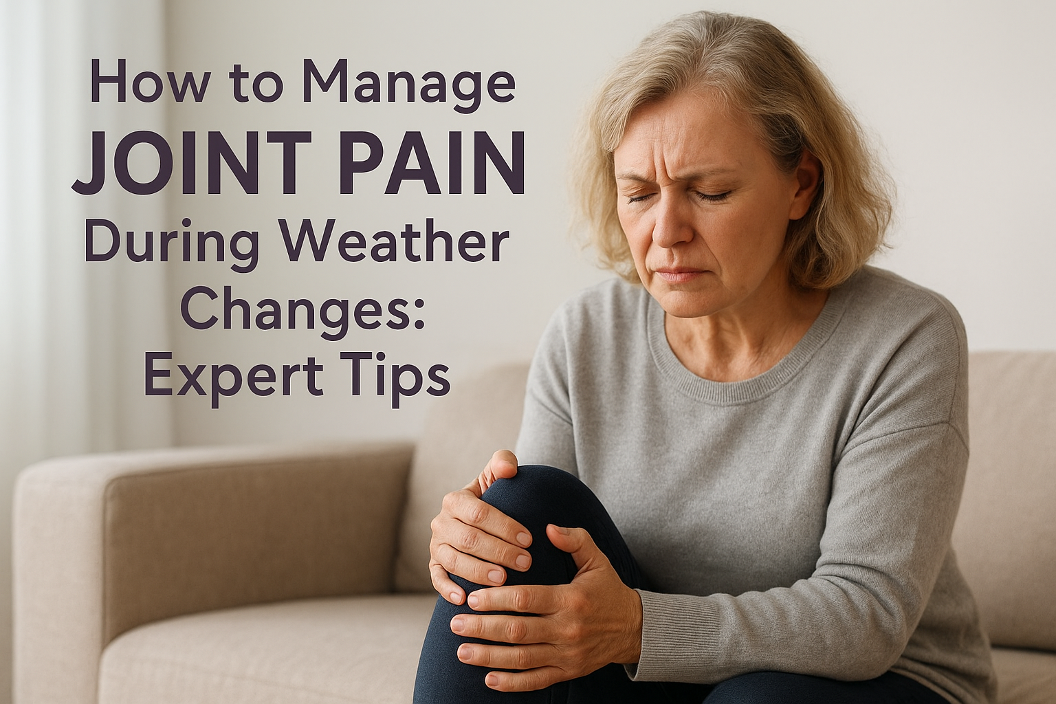 How to Manage Joint Pain During Weather Changes: Expert Tips