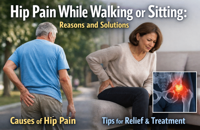 Hip Pain While Walking or Sitting: Reasons and Solutions